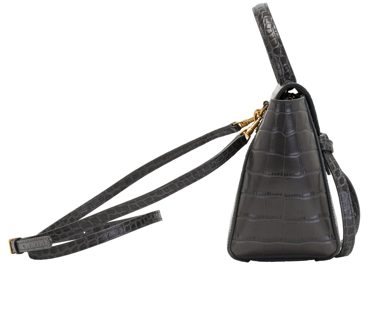 Nano Belt Bag, &pound;995, Handbags, Grey, Side view